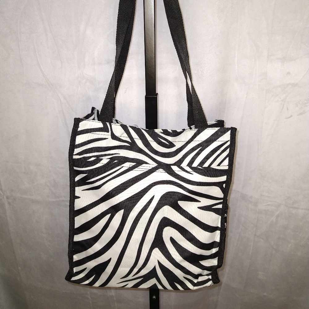 Women's Zebra Print Tote Bag